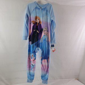 Girls Disney Frozen Anna & Elsa long Pyjamas Pjs Sizes 18m to 3 Yrs Girls Disney Frozen Anna & Elsa long Pyjamas Pjs Sizes 18m to 3 Yrs